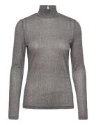 Roux Print Lurex Top Dante6 Grey