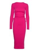 Enally Ls Hole Dress 5314 Envii Pink