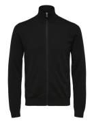 Slhberg Full Zip Cardigan Noos Selected Homme Black