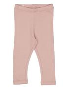 Rib Leggings Wheat Pink