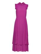 Midi Length Ruffle Dress IVY OAK Purple