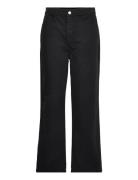 Cropped Straight Leg Trousers Hope Black