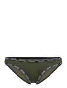 High Leg Cheeky Bikini Calvin Klein Green