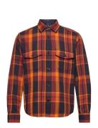 D1. Heavy Twill Check Overshirt GANT Patterned