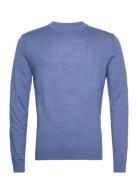 Slhtown Merino Coolmax Knit Crew Noos Selected Homme Blue