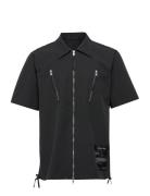 Zip Shirt.cotton Nyl Helmut Lang Black