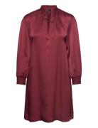 D1. Stand Collar Dress GANT Burgundy