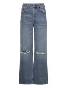 D2. Hw Relaxed Straight Rip Jeans GANT Blue