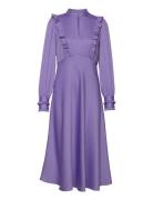 Yasdahlia Ls Midi Dress S. YAS Purple