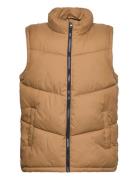 Quilted Gilet Mango Brown