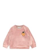 Tnsflima Velour Sweatshirt The New Pink