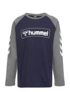 Hmlbox T-Shirt L/S Hummel Blue