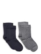Ankle Sock - Rib Minymo Blue