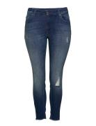 Carwilly Reg Skinny Ank Jeans Mbd Noos ONLY Carmakoma Blue