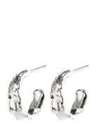 Earrings : Bathilda : Silver Plated Pilgrim Silver