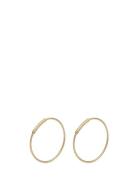 Raquel Medium- Recycled Hoop Earrings Pilgrim Gold