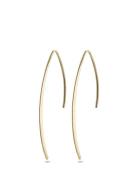 Agatha Recycled Earrings Gold-Plated Pilgrim Gold