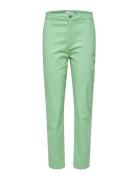 Slfmarina Hw Chino Pants W Selected Femme Green