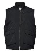 Major Quilted Vest Les Deux Black