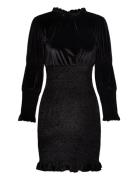 Sula Velvet Jersey Mini Dress French Connection Black