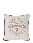 Seasons Greatings Recycled Cotton Pillow Cover Lexington Home Patterne...