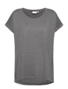 Vidreamers New Pure T-Shirt-Noos Vila Grey