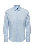 Onsandy Slim Easy Iron Poplin Shirt Noos ONLY & SONS Blue