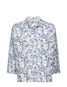 Cotton Blouse With Floral Print Esprit Casual Patterned