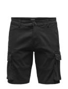 Onscam Stage Cargo Shorts 6689 Life Noos ONLY & SONS Black