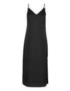 Viellette Singlet Satin Dress/Su - Noos Vila Black