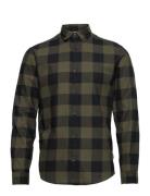 Jjegingham Twill Shirt L/S Jack & J S Khaki