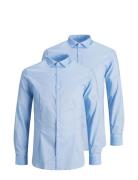 Jprblaparma Shirt L/S 2-Pack Jack & J S Blue