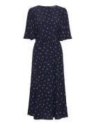 Cecilia Deplhine Midi Dress French Connection Navy