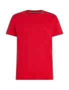 Stretch Slim Fit Tee Tommy Hilfiger Red