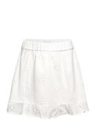 Vmmaja Nw Broderie Skirt Wvn Girl Vero Moda Girl White