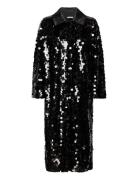 Sequins Coat ROTATE Birger Christensen Black