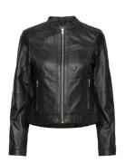 Ariel Classic Leather Jacket Jofama Black