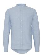 Cfanton 0053 Cc Ls Linen Mix Shirt Casual Friday Blue