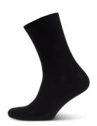 Fine Cotton Rib Socks Mp Denmark Black