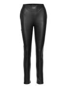 Lebon Stretch Leather Pants Dante6 Black