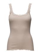 Rwbabette Silk Sl Deep Back Lace To Rosemunde Beige