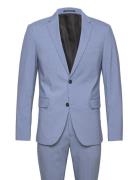 Plain Mens Suit - Normal Lenght Lindbergh Blue