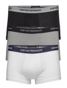 Mens Knit 3-Pack Trunks Emporio Armani Patterned