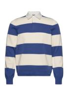 George Knitted Rugger Morris Blue