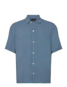 Venice Ss Shirt AllSaints Blue