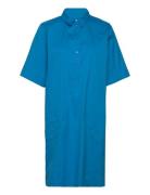 Carlee 3/4 Shirt Dress MOS MOSH Blue