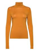 Joline T-Neck Basic Apparel Orange