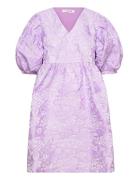 Lotusina Dress A-View Purple