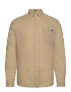 Pure Linen L/S Shirt Lindbergh Beige