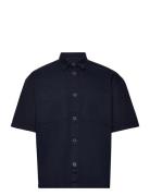 Boxy Twill Shirt Tom Tailor Navy